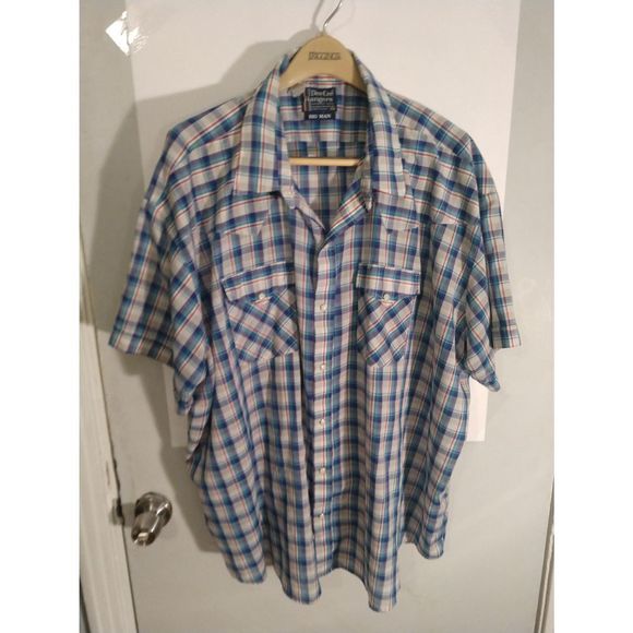 DeeCee Rangers Other - DeeCee Rangers Big Man Button Front Casual‎ Shirt Men's Size XXXXL